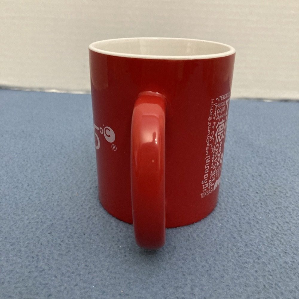 85°C Bakery Red "I ❤️ 85°C" Texas Theme 16oz Coffee/Tea Mug - Picture 4 of 8